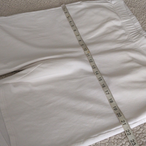 J.Jill Large White Pull On Stretch Waist Pima Cotton Modal Blend Shorts - Picture 6 of 16